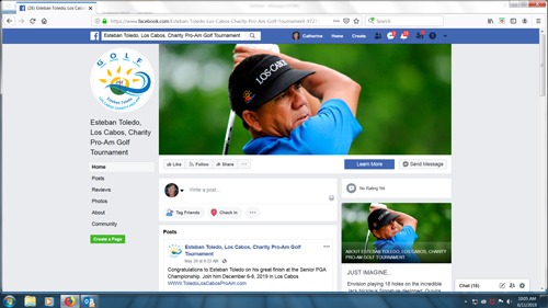 Social Media - ESTEBAN TOLEDO CHARITY PRO AM